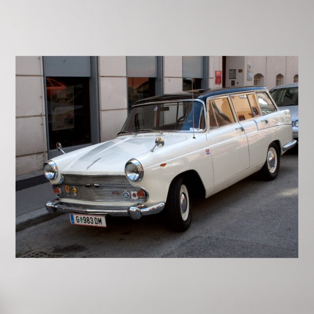 Póster Austin A55 Cambridge (Frente)