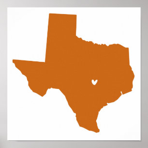 Póster Austin, amor de Tejas
