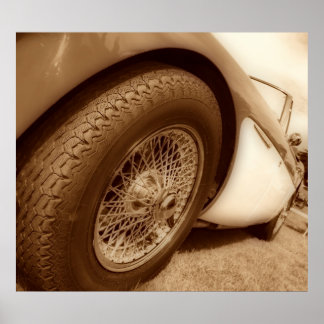 Póster austin healey