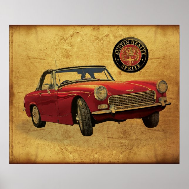 Póster Austin Healey Sprite (Frente)