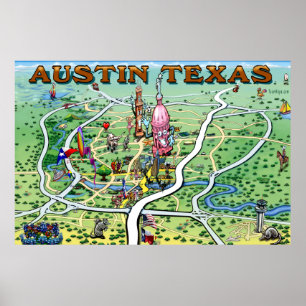 Póster Austin Large Poster
