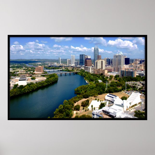 Póster Austin, Poster de Texas (Frente)