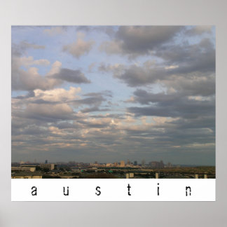 Póster Austin, Texas
