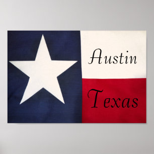 Póster Austin Texas Poster