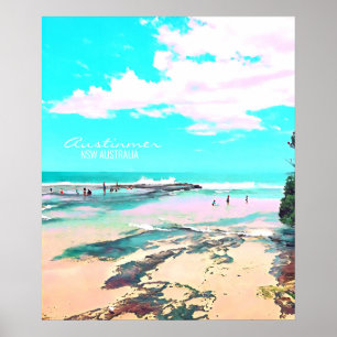 Póster Austinmer Beach NSW South Coast