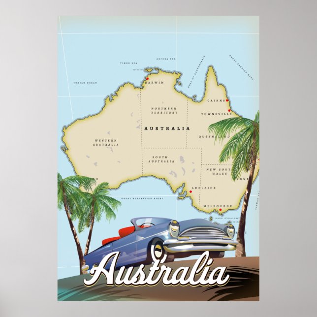 Póster Australia (Frente)