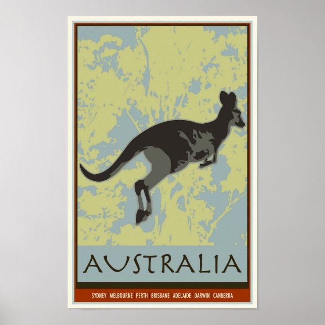Póster Australia (Frente)