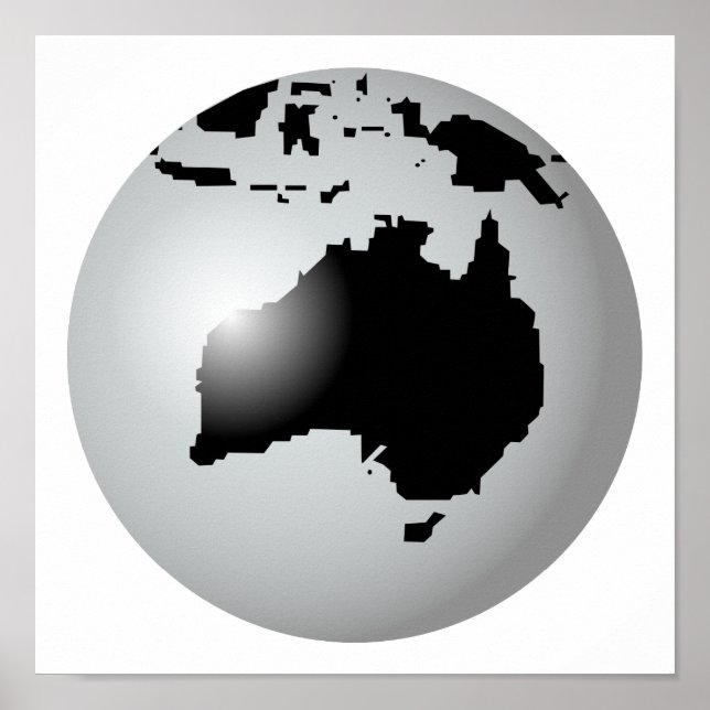 Póster Australia (Frente)