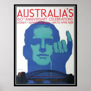 Póster Australia, 150 años