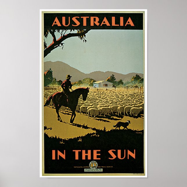 Póster Australia ~ Al Sol (Frente)