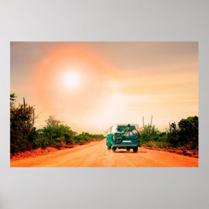 Póster Australia, Bahía Coral, 16 de mayo de 2018. Campam
