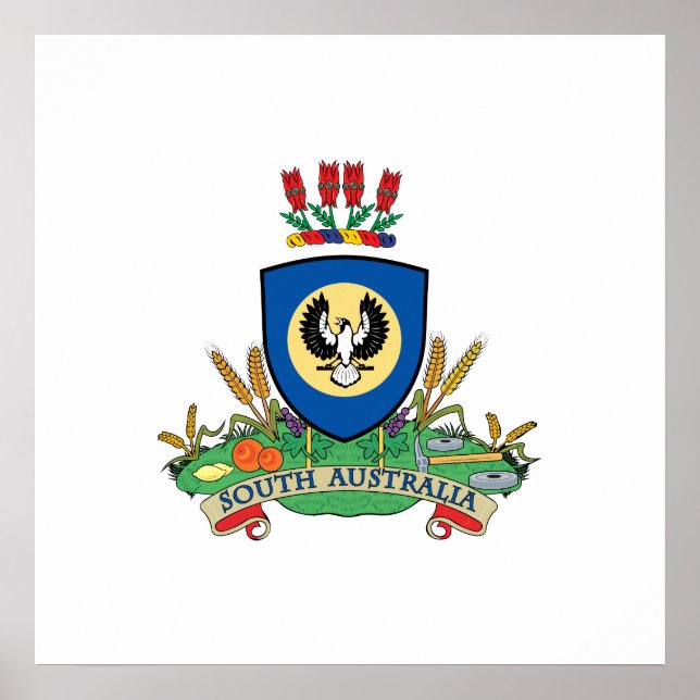 Póster australia meridional, Australia (Frente)