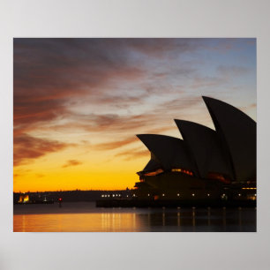 Póster Australia, Nueva Gales del Sur, Sydney, Ópera de S