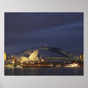 Póster Australia, Nueva Gales del Sur, Sydney, Sydney Ope