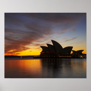 Póster Australia, Nueva Gales del Sur, Sydney, Sydney Ope