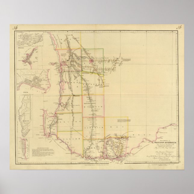 Póster Australia Occidental (Frente)