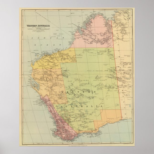 Póster Australia Occidental (Frente)