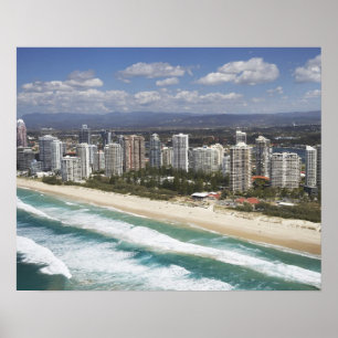 Póster Australia, Queensland, Costa de Oro, Playa Princip