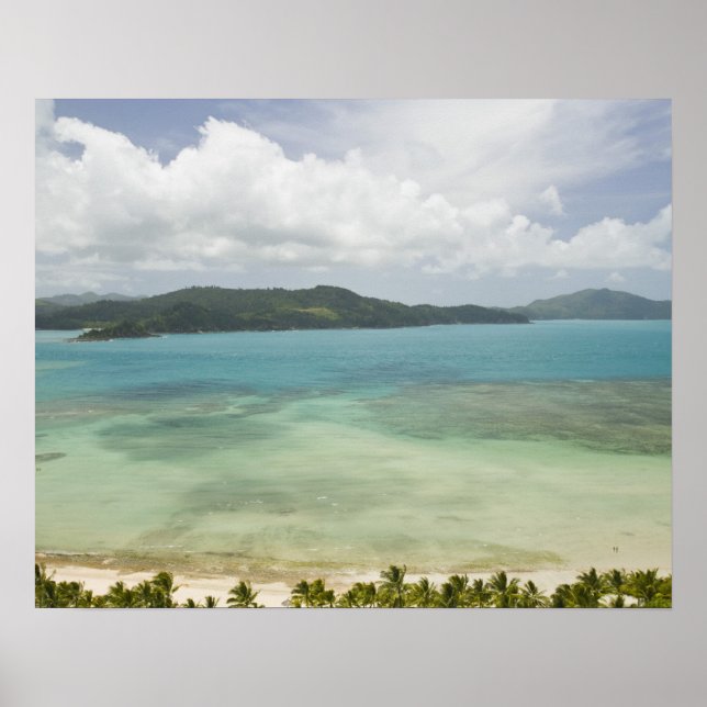 Póster Australia, Queensland, Costa de Whitsunday, 3 (Frente)