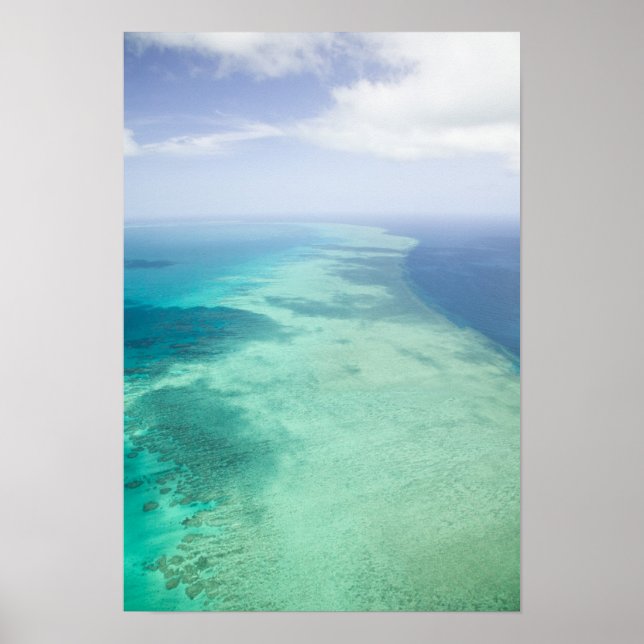Póster Australia, Queensland, Costa de Whitsunday, Gran (Frente)
