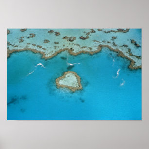 Póster Australia, Queensland, Las Islas Whitsunday,