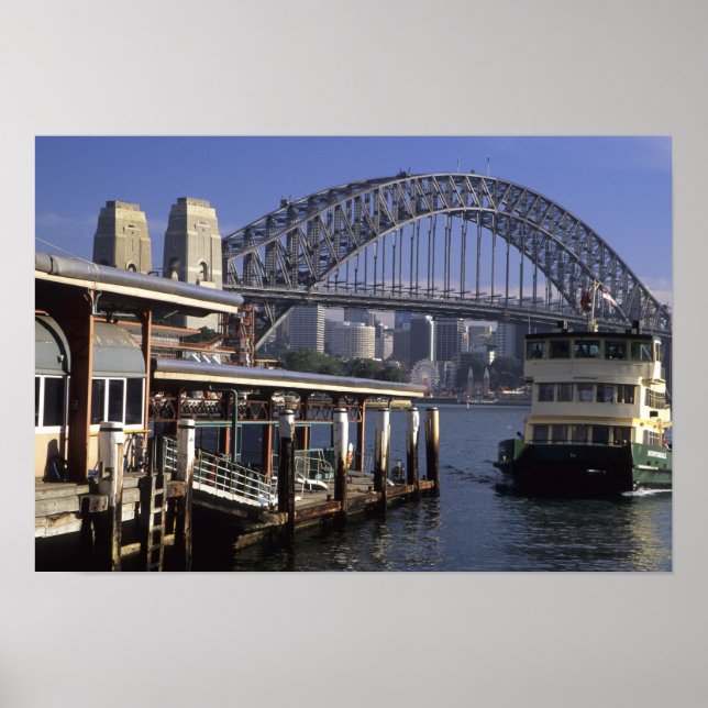 Póster Australia, Sydney, ferry de pasajeros, uno de (Frente)