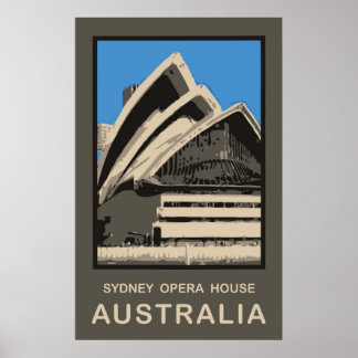 Póster Australia Sydney Opera House