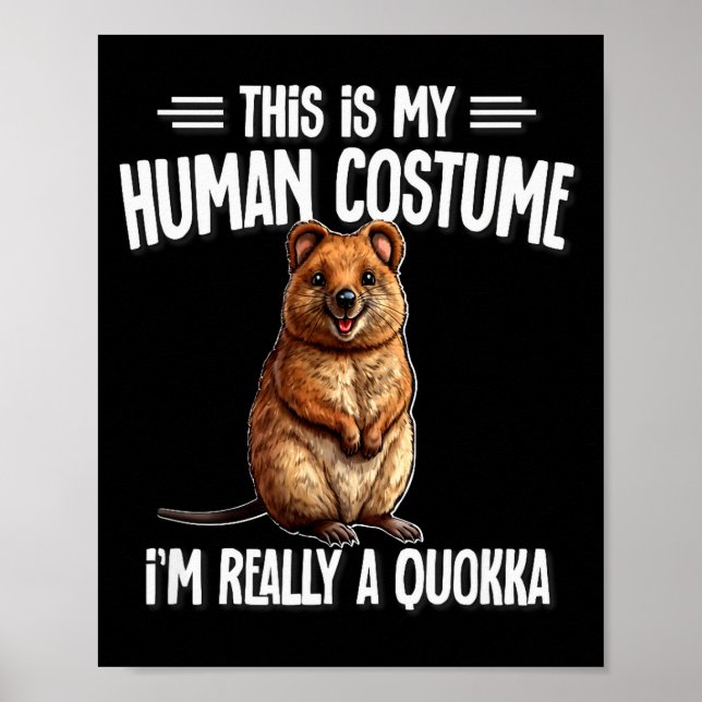 Póster Australian Animal Quokka Shirts &amp; Hoodies Cute (Frente)