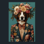 Póster Australian Shepherd In Suit Poster, Australian<br><div class="desc">Australian Shepherd In Suit Poster, Australian Shepherd Portrait, Australian Shepherd Oil Painting, Animal Head Human Body Print, Dog Poster funny bathroom decor, bathroom wall art, funny animal print, toilet humor decor, dog on toilet, are you pooping, toilet paper hat, whimsical wall art, animal bathroom art, printable wall art, digital download,...</div>