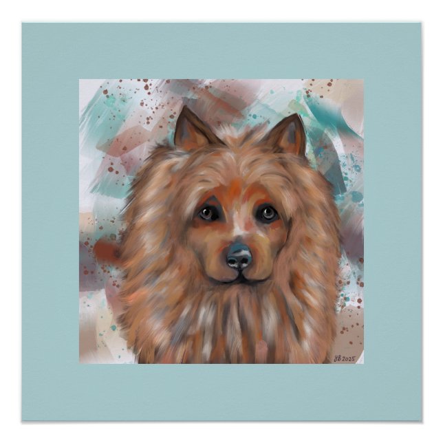 PÓSTER AUSTRALIAN TERRIER (Anverso)