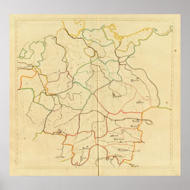 Póster Austria and Czech Republic 2 (Frente)