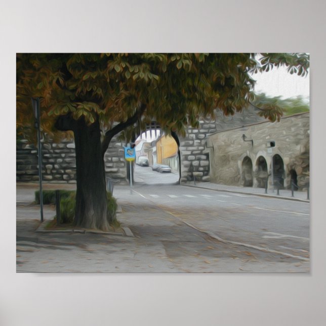 Póster Austria en petróleo (Frente)