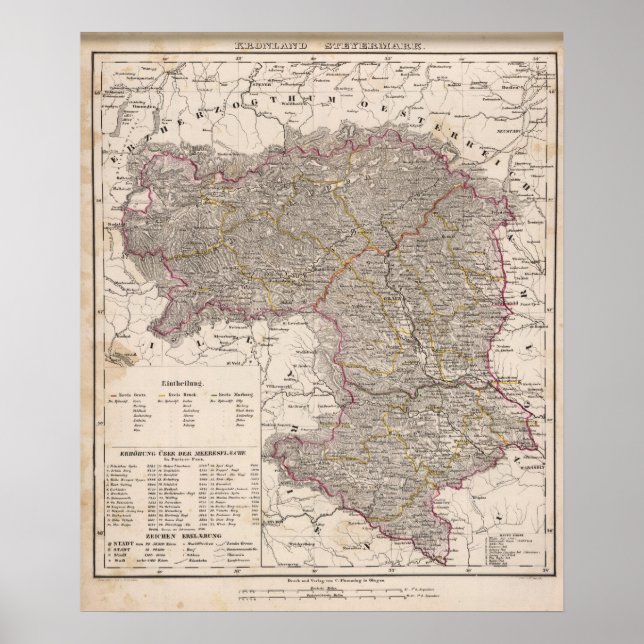 Póster Austria, Eslovenia (Frente)