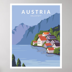 Póster Austria Hallstatt