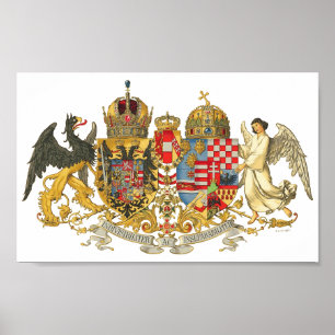 Póster Austria-Hungary (1915-18) - Coat Of Arms Portfolio