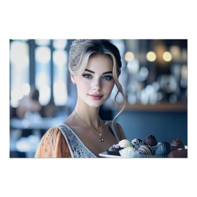 PÓSTER AUSTRIA - I LOVE AUSTRIA - PRALINES (Anverso)