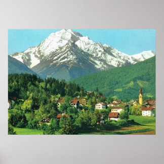 Póster Austria, Tyrol, Igles near Innsbruck