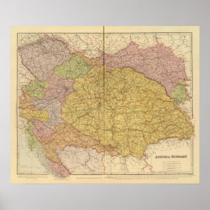 Póster Austria y Hungría