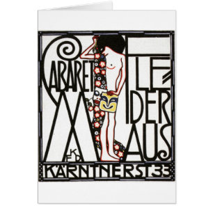 poster austríaco del cabaret de los años 30
