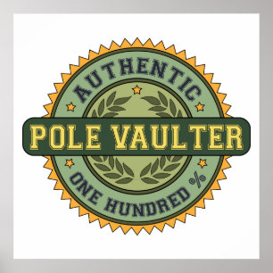 Póster Auténtico Pole Vaulter