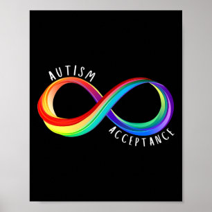 Póster Autism Awareness Aceptation Special Education Teac