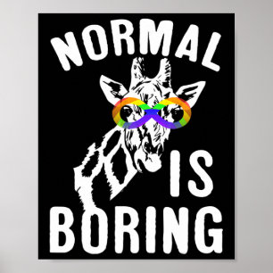 Póster Autism Awareness Normal Es Símbolo Infinito Borros