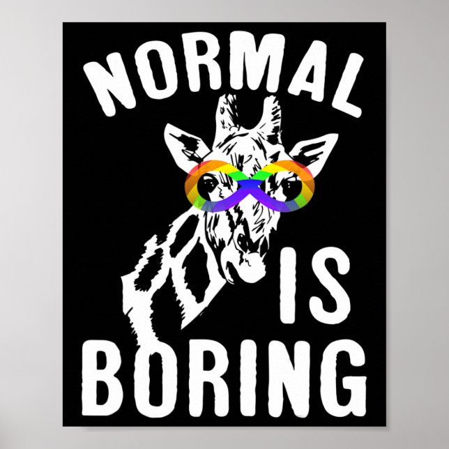 Póster Autism Awareness Normal Es Símbolo Infinito Borros (Frente)