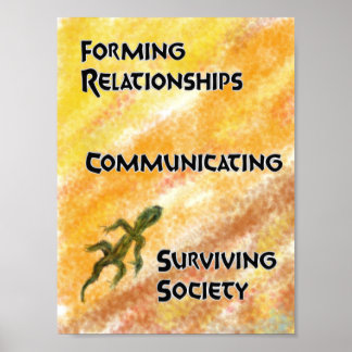 Póster Autismo anfibio: Tierra seca