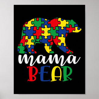 Póster Autismo Apoyo a las profesoras Niños Concienciació