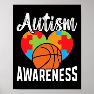 Póster Autismo Bysketbyll Autism Warrill Bysketbyll Playe