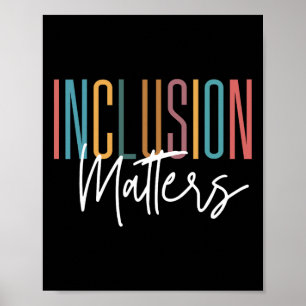 Póster Autismo Conciencia Aceptación Problemas De Inclusi