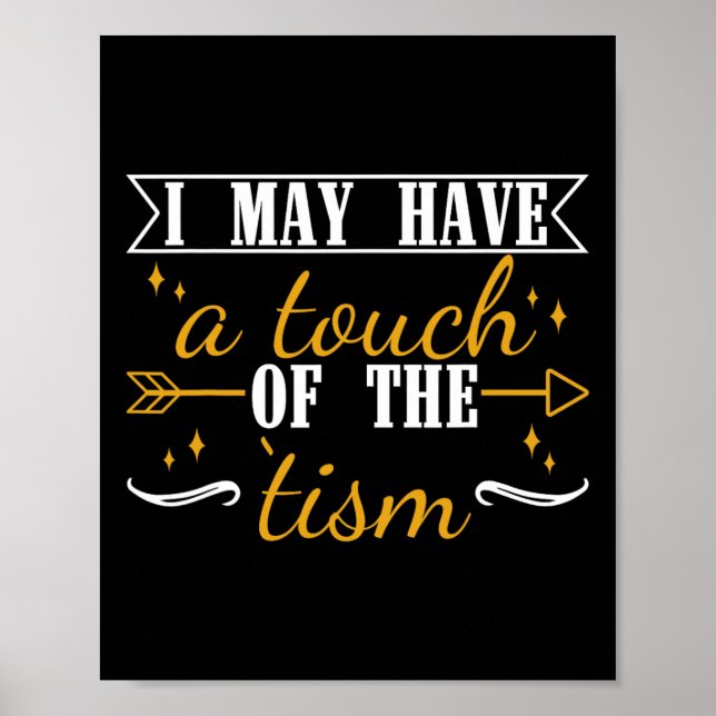 Póster Autismo Conciencia Autismo Autismo Apoyo Neurodive (Frente)