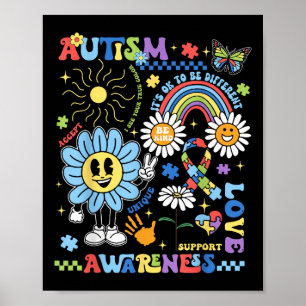 Póster Autismo Concienciación Inclusión S Profesor Inspir