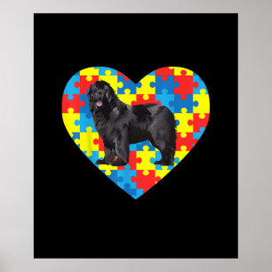 Póster Autismo de barro San Valentín de autismo en Terran